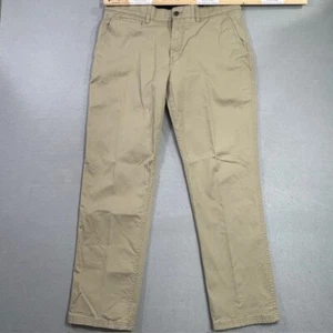 Pantalone uomo St Johns Bay 36X32 marrone chino super elasticizzato gamba dritta vita media - Foto 1 di 9