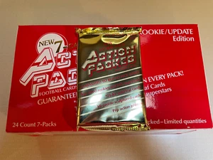 1992 ACTION PACKED FOOTBALL SEALED PACK NFL ORANGE NEON DEION SANDERS Insert RC? - Picture 1 of 3