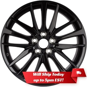 New Set of 4 19" Gloss Black Alloy Wheels Rims for 2018-2025 Toyota Camry - Picture 1 of 10