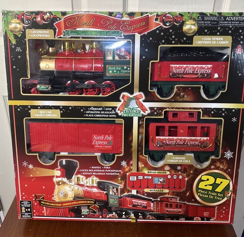 2017 Train Set Christmas NORTH POLE EXPRESS #62180 27 Piece Holiday ...