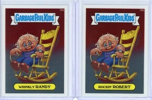 Tarjetas base Garbage Pail Kids 2013 cromo OS1 arrugadas Randy/Rockin' Robert 35A/B - Imagen 1 de 1