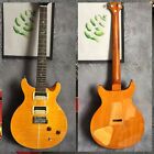 Flame Maple Veneer Electric Guitar HH Pickups Mahogany Body Fast Shipping