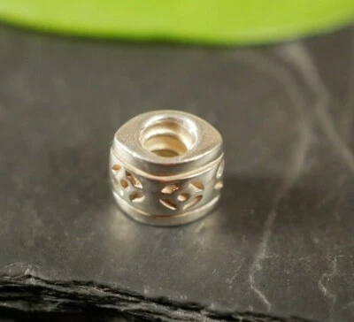 Toller 925 Sterling Silber Anhänger Charm Bead Pandora Signiert ALE Muster  - Bild 1 von 4