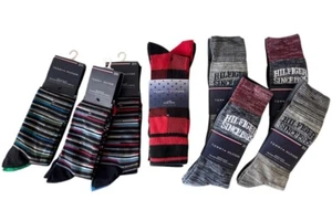 18 Pairs Tommy Hilfiger Men's Dress Socks Premium Blend Assorted Lot - MSRP $150 - Picture 1 of 6