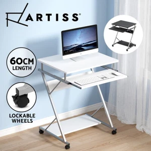 Artiss Computer Desk Laptop Desks Keyboard Tray Shelf Home Office Table 60CM - Picture 1 of 24