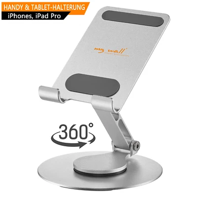 Tablet Ständer Handyhalter Drehbar 360° für Handy Smartphone Apple, iPhone, iPad - Bild 1 von 4