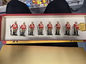 SET OF 8 LEAD EGYPT/SUDAN INFANTRY FIGURES - Picture 1 of 5