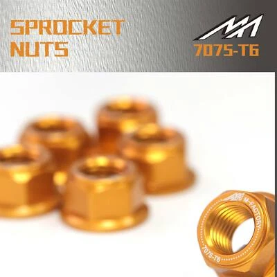 Tuerca de piñón trasera M10 DORADA para Ducati Multistrada 1200 S Granturismo 13-14 Foto 1 de 4