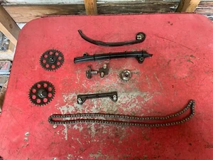 1985 BMW K100RS Engine Timing Chain Gears Tensioner Guides 1000 K100 RS - Picture 1 of 4
