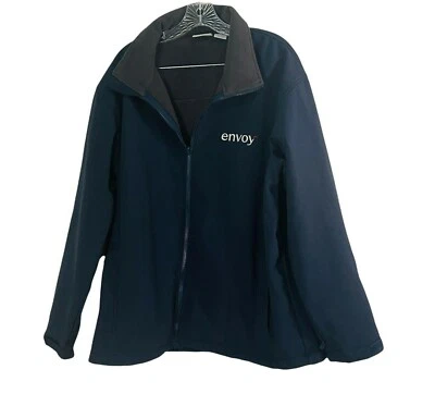 Wear Guard Jacket Men's Size XL Exclusively Aramark Envoy Blue Gray Full Zip - Image 1 of 4