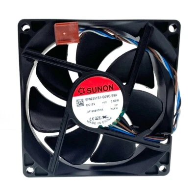 92mm PWM Case Server Fan,SUNON EF92251S1-Q09C-S9A 9225 DC 12V 3.83W 4-Wire - Image 1 of 4