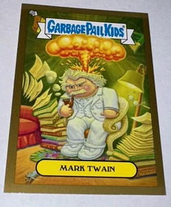 2013 Garbage Pail Kids Brand-New Series 3 GOLD Adam Bombing Mark Twain #10 Nice! - Picture 1 of 2