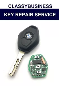 BMW E46 E39 E38 X3 X5 Z3 M3 M5 3 Pulsanti Telecomando Portachiavi Batteria Sostituire Riparazione - Foto 1 di 1