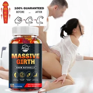 Male Enhancement Gummy Testosterone Booster Enhance Libido,Stamina,Performance - Picture 1 of 13
