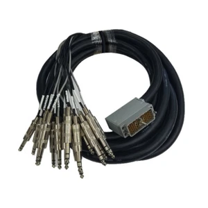 Kabel bis CU/ADEL16 16' EDAC 56 Pin auf 1/4" TRS Stecker Audio Schlange - Bild 1 von 1