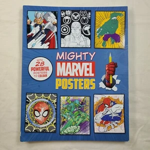 Mighty Marvel Posters: With 28 Powerful Posters to Color Colour Parragon Books - Picture 1 of 5