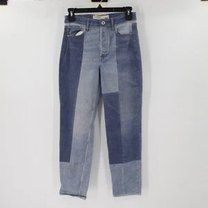 Rag & Bone Jeans Womens 25 Blue Nina Miramar Stretch Cigarette Patchwork faux - Picture 1 of 11