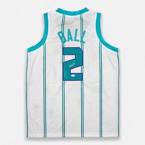 LaMelo Ball Charlotte Hornets Signed Autographed Pro Style White Jersey JSA - Picture 1 of 2