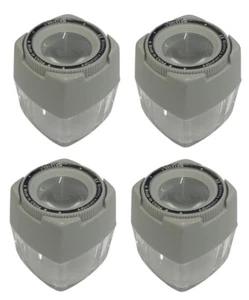 SINGLE LENS EYE LOUPE WITH 8 X MAGNIFIER SET OF 4 JEWELLERS HOBBYISTS RDGTOOLS - Picture 1 of 3