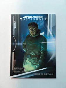 2019 Star Wars Masterwork General Rieekan Heroes of the Rebellion Insert #HR-6 - Picture 1 of 3