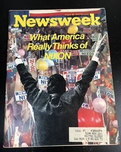 Vintage Newsweek Apr 28 1972 What America Really  Thinks Of Nixon - Bild 1 von 3