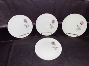 Lot of 4 JOHANN HAVILAND Summer Rose Bread Plates DISCONTINUED. - Picture 1 of 4