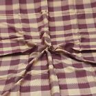 Vintage Multicolor 100Pure Silk Checks Sari Remnant 5Yd Craft Fabric Silk Scrap