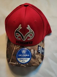 NEW Southeast Missouri State Redhawks Realtree Camouflage One Fit Hat Cap M/L - Picture 1 of 3