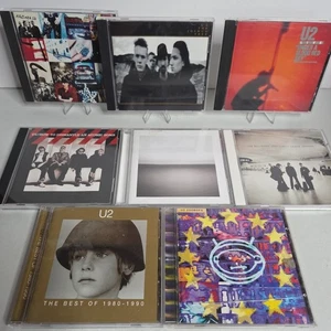 U2 8 CD Lot Joshua Tree Achtung Baby Zooropa Best Of Live Atomic Bomb More - Picture 1 of 14