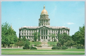 Denver Colorado Vintage Postcard State Capitol - Bild 1 von 2