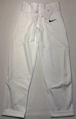 Pantalones de béisbol Nike Vapor Select de longitud completa blancos BQ6440-100 niños pequeños Foto 1 de 3