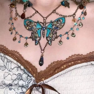 Elegant Schmetterlings-Anhänger Zartheit Körper kette Schmuck Taillen kette - Bild 1 von 5