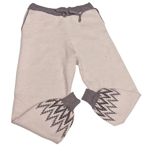 Cupcakes pantaloni cashmere donna maglia grande joggers zig zag loungewear coulisse - Foto 1 di 11