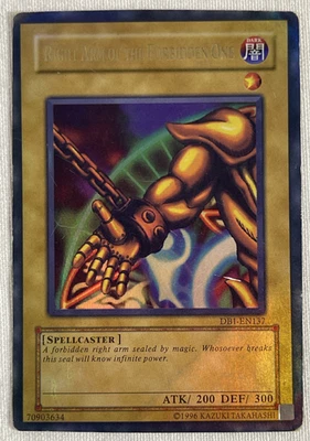 Yu-Gi-Oh! TCG - Right Arm of the Forbidden One - Common - DB1-EN137 - Image 1 of 3