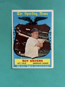 1959 Topps Roy Sievers The Sporting News High # #566 Low Grade - Imagen 1 de 2