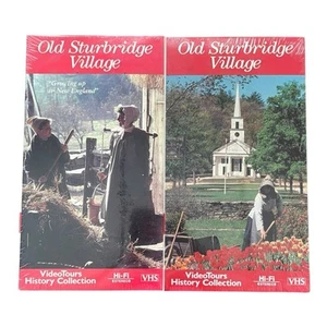 Old Sturbridge Village New England Video Tours History Collection VHS Set Sealed - Imagen 1 de 2