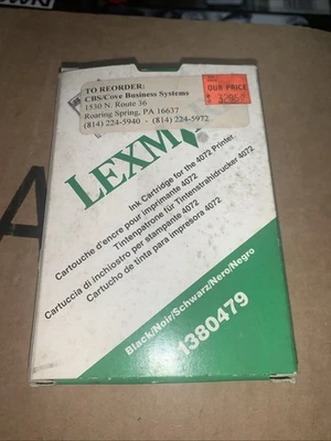 Lexmark 1380479 Original Black Cartridge for Lexmark 4072 - Image 1 of 4