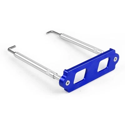 Kit de amarre de batería azul varilla de sujeción y gancho de bandeja para Honda Civic Acura Integra Foto 1 de 4