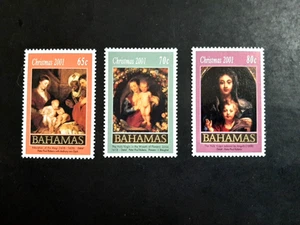 Bahamas 2001 Mi-Nr. BS 1097 - 1099 Pintura de Navidad de Rubens MNH. - Imagen 1 de 2