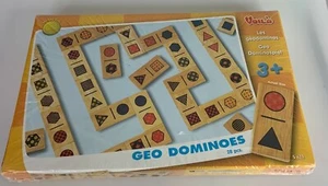 Geo Dominos Dominoes Game by Voila 28 Pieces Many Games in One - Picture 1 of 6