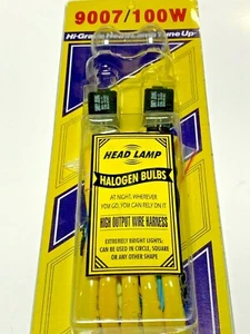 H 9007 100 W 12 V HI-GRADE HEADLIGHT LAMPS RELAY WIRE HARNESS TUNE-UP KIT  - Picture 1 of 9