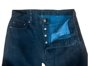 Vintage 70s Levi’s Levis 501 Button Fly Straight Blue Jeans Made In U.S.A. 36 - Picture 1 of 9