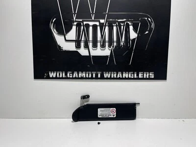Jeep TJ Wrangler OEM Passenger Side Sun Visor Sunvisor Black Slate 2003-2006 CC - Image 1 of 4
