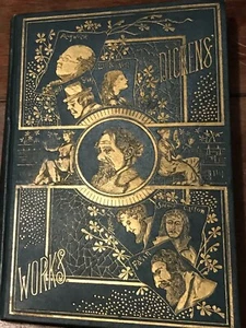 The Works of CHARLES DICKENS Collier Unabridged 1870 illustrated Vol VI HC - Picture 1 of 12
