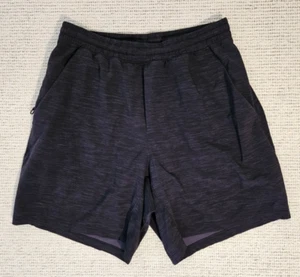 Lululemon Men's Pace Breaker Lined 7" Shorts Medium M Black Heather Gray - Picture 1 of 9
