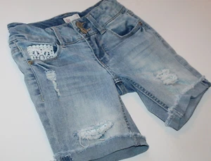 Girl GIRLS Shorts Short Size M Medium (8) DENIM Jean SUMMER Spring Vacay COUNTRY - Picture 1 of 14