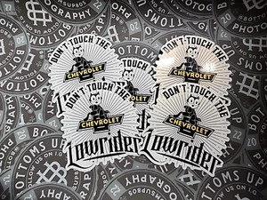 Calcomanía Felix The Cat Dont Touch the Lowrider 3" Chevrolet - Imagen 1 de 1