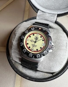 TAG HEUER Formula 1 F1 Classic NM & Rare 371.513 WA1211 Black Lume Kith & Kin - Picture 1 of 5