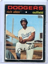 1971 Topps Richie Allen Los Angeles Dodgers #650  🚀😳💥 VG+