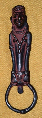 Tribal Man Sculpture Bottle Opener Brass Handmade Coldrinks Bottle Opener CS 95 - Image 1 of 4